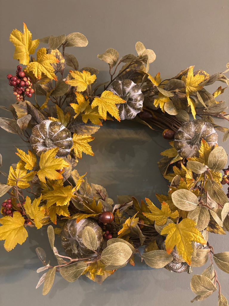Gourd Autumn Door Wreath