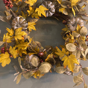 Gourd Autumn Door Wreath