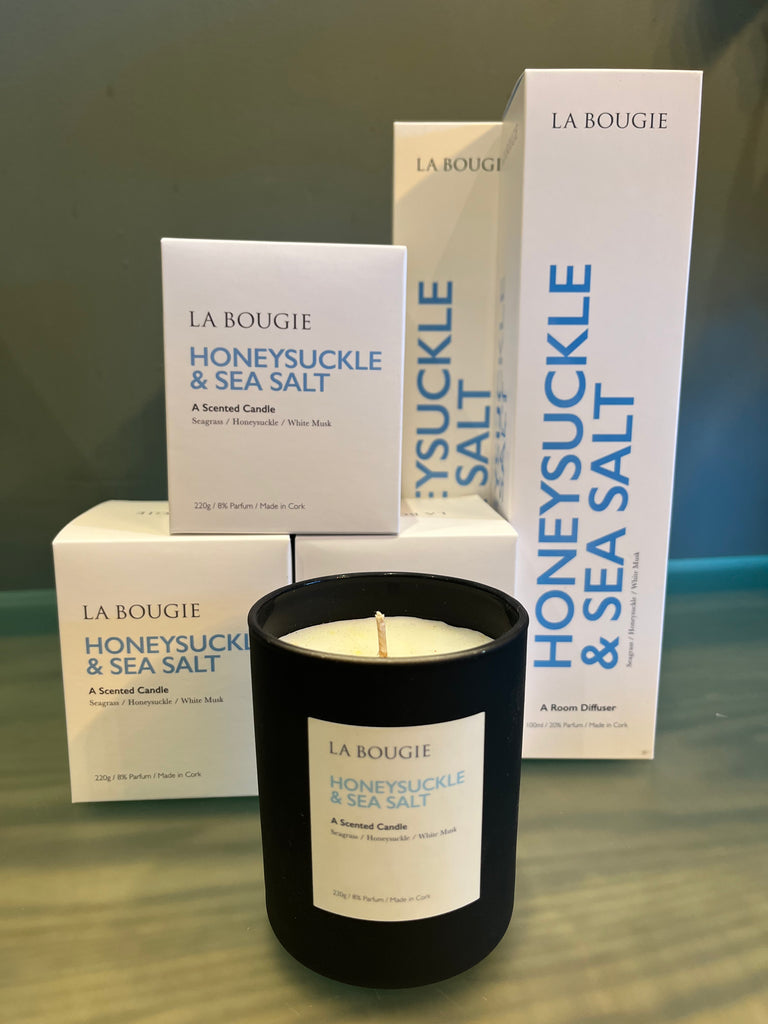 La Bougie Honeysuckle and sea salt diffuser